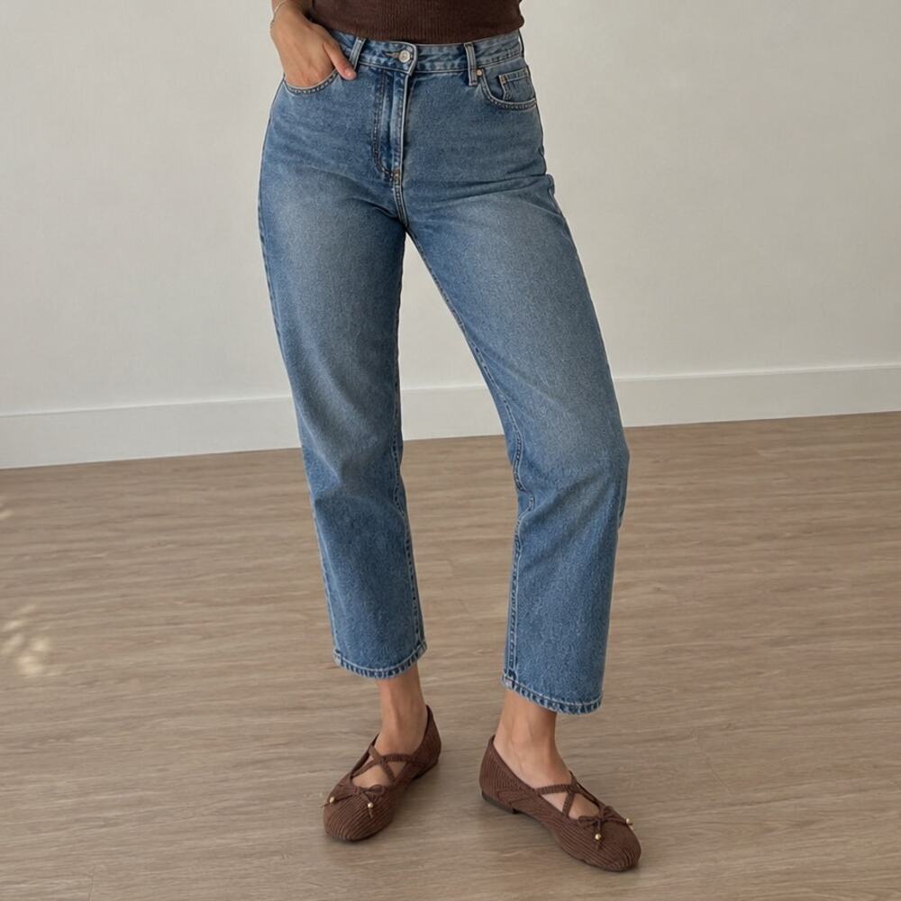 Circus NY by Sam Edelman🌿Women's Brown Ballet Flats Crisscross Straps Size 7